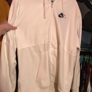 Nike Men’s XL White Fleece Jacket